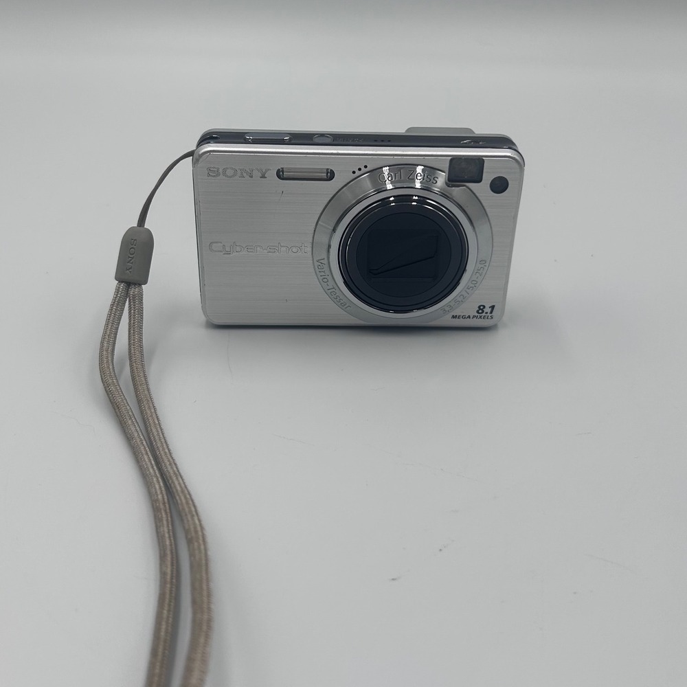 Sony Cyber-shot DSC-W150 Silver 8.1MP Digital Camera Carl Zeiss Vario-Tessar